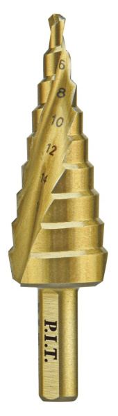 Сверло ступенчатое P.I.T. 4-20мм 9 ступеней(AMED09-0420)