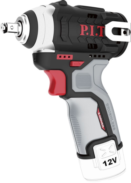 Гайковерт аккумуляторный бесщеточный P.I.T. PIW12K-120A SOLO (без АКБ и ЗУ)