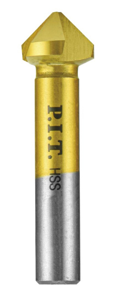 Сверло-зенковка из быстрорежущей стали P.I.T. 16,5x60мм хвостовик 10 мм(AMED10-0165)