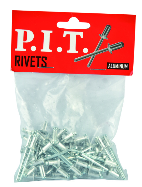 Заклепки алюминиевые P.I.T. 4.8x10 мм, 50 шт в уп.(HHDR03-1048)