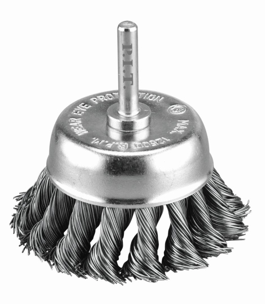 Щетка чашечная P.I.T. 75x0,5мм хвостовик 6 мм(APLS10-A075)