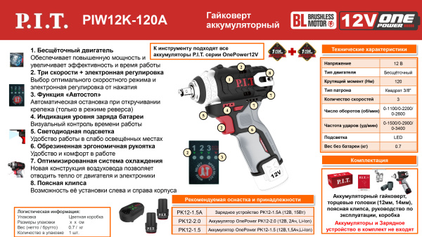 Листовка PIW12K-120A