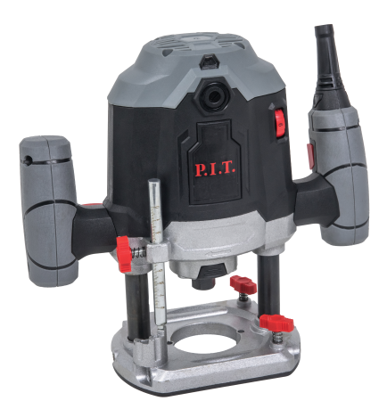 Фрезер электрический PEM006-C1  (1200Вт, рег-ка 11500-34000об.мин, цанга 8мм, пл пуск, напр-е упор)